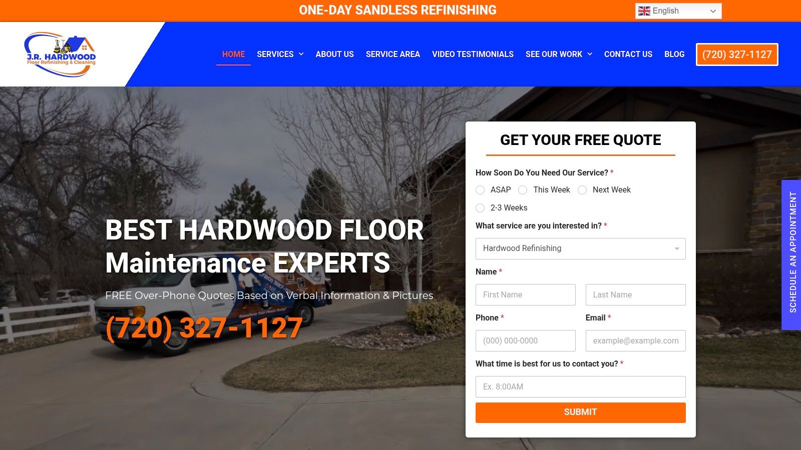 J.R. Hardwood Floor Refinishing & Cleaning