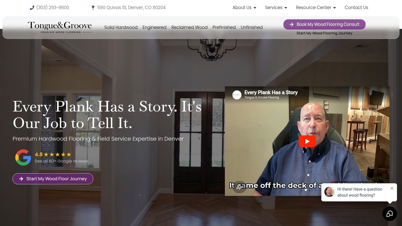 Tongue & Groove (T&G) Flooring