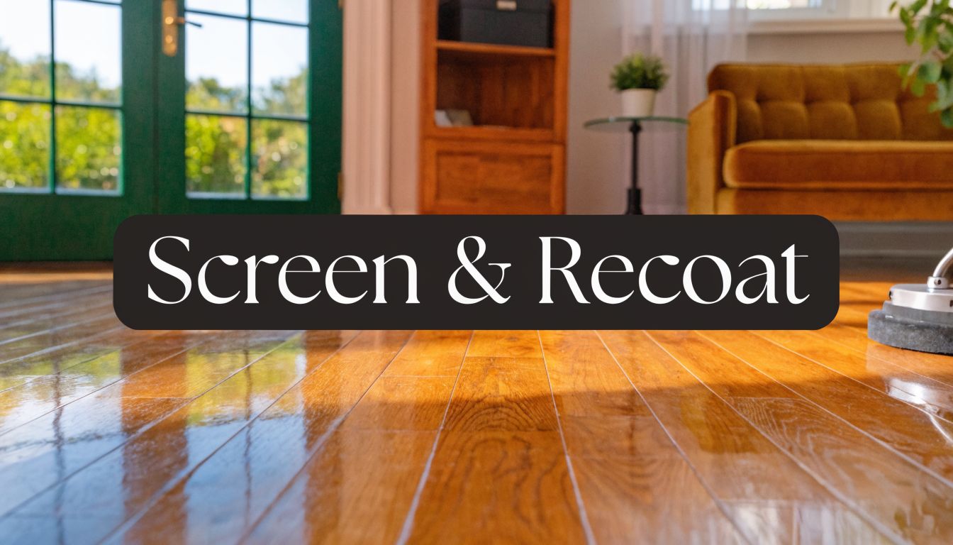 screen and recoat hardwood floors - JR Hardwood