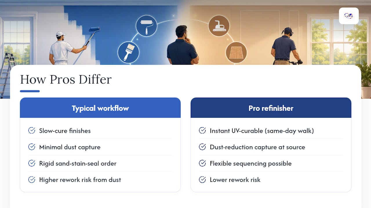 What Do Professional Refinishers Actually Do Differently? — overview diagram